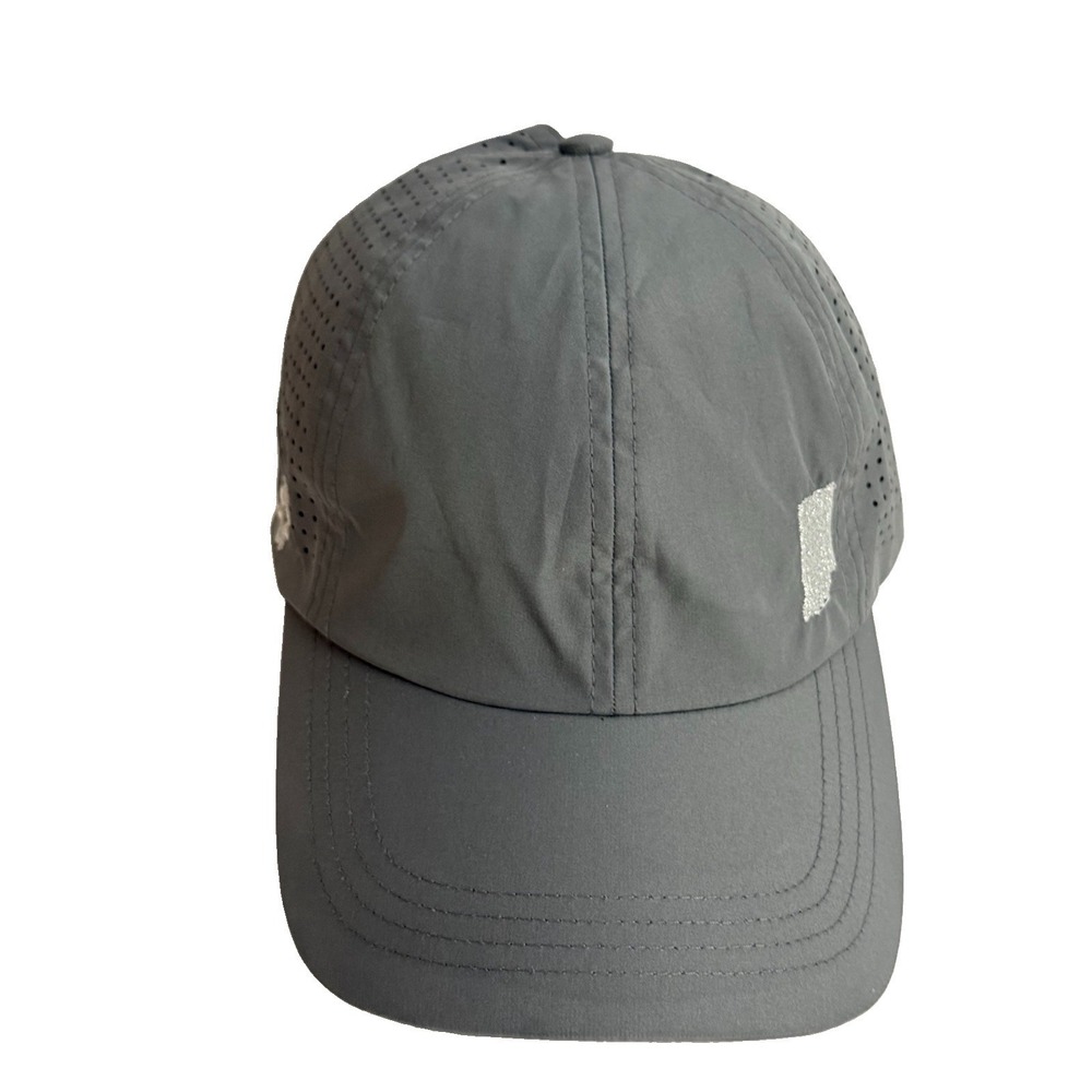 VIMHUE Hat Cap Strap Back Women's sz 57 Gray Mesh Ponytail adjustable Indiana
